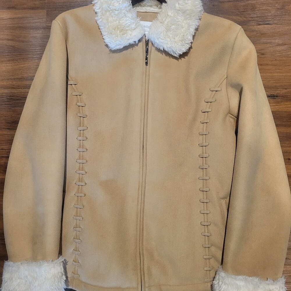 Liz Claiborne Faux Suede Coat